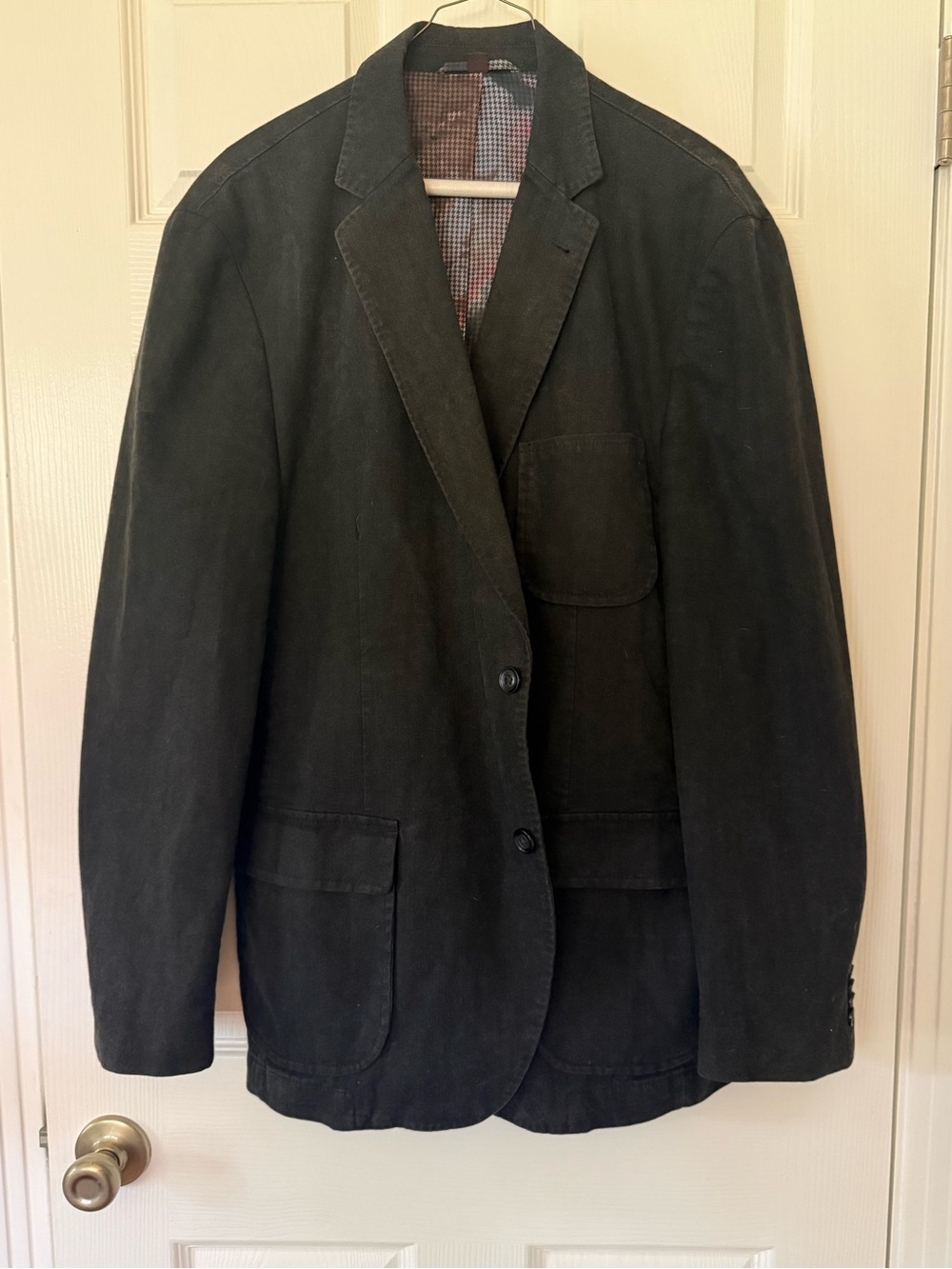 Kroon Men's Charcoal Casual Blazer - Versatile Everyday Sport Coat 44R